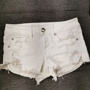 AEO White Shorts